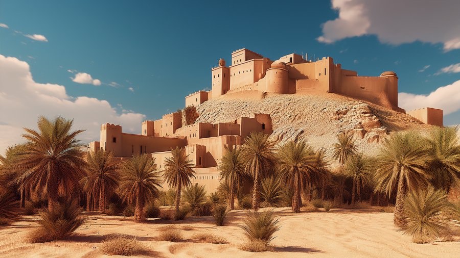 Historic desert city